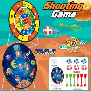 Игра в дартс двухсторонняя Динозавр 3888-8