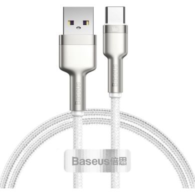 Кабель Baseus USB to Type-C 66W 1m CAKF000102 білий