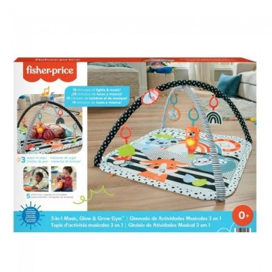 Килимок-ігровий центр 3-в-1 Веселі розваги Fisher-Price HBP41