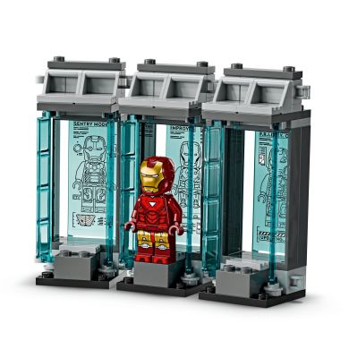 Конструктор Лабораторія Залізної Людини: зал обладунків LEGO Super Heroes 76315