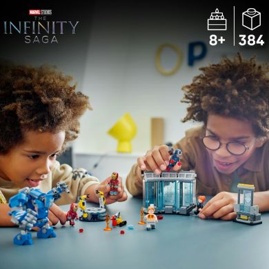 Конструктор Лабораторія Залізної Людини: зал обладунків LEGO Super Heroes 76315