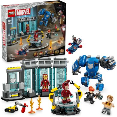 Конструктор Лабораторія Залізної Людини: зал обладунків LEGO Super Heroes 76315