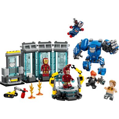 Конструктор Лабораторія Залізної Людини: зал обладунків LEGO Super Heroes 76315