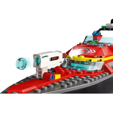 Конструктор LEGO City Човен пожежної бригади 144 деталей 60373