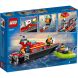 Конструктор LEGO City Човен пожежної бригади 144 деталей 60373
