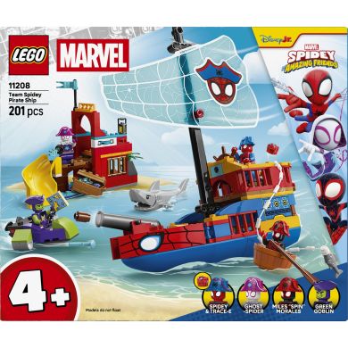 Конструктор LEGO Spidey Піратський корабель команди Павука 11208