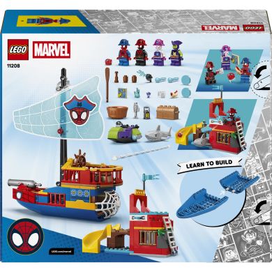 Конструктор LEGO Spidey Піратський корабель команди Павука 11208