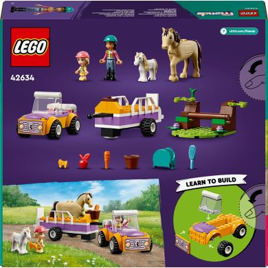 Конструктор Причіп для коня й поні LEGO Friends 42634