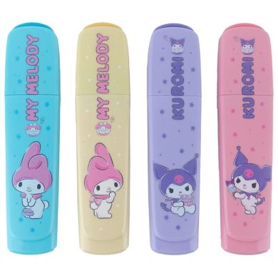 Маркер Highlighter, набор из 4-х цветов, Kuromi Kite HK24-444