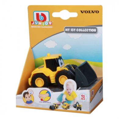 Машинка Bb junior My 1st Сollection Volvo Будівельна техніка в асортименті 16-85123, Жовтий
