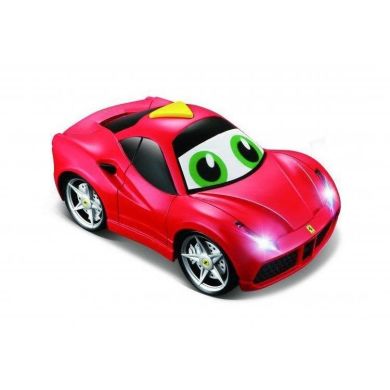 Машинка іграшкова BB Junior Ferrari 488 GTB світло/звук червона 16-81002, Червоний