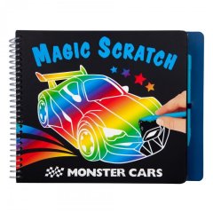 Monster Cars Чарівний скретчбук для дряпання 20 арк. 410928
