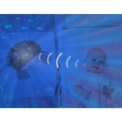 Музыкальный ночник-проектор Zazu Cody Краб с движущейся проекцией ZA-CODY-01, Голубой