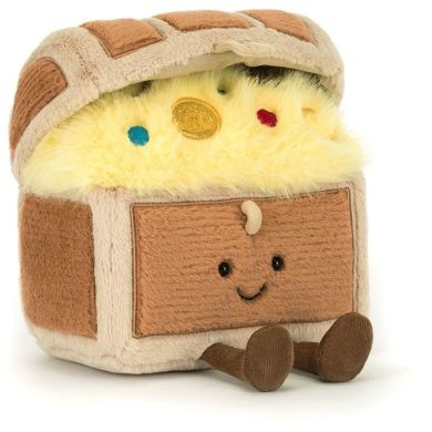 М'яка іграшка Скриня зі скарбами Amuseables, 16 см, Jellycat A2TRES