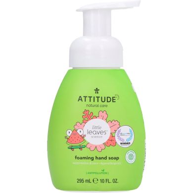 Пена для мытья рук детская Арбуз и кокос 295мл Little Leaves Attitude 626232440577
