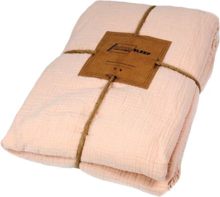 Покривало бавовняне SoundSleep Muslin pastel pink 93055253, 200 x 260
