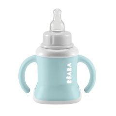 Поїльник Beaba Ellipse 3 in 1 Evoluclip Training Cup airy блакитний 913473, Блакитний