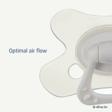 Пустушка силіконова Difrax Dental 6+ місяців, Blossom 800 Blossom, Рожевий