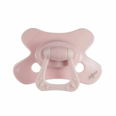 Пустушка силіконова Difrax Dental 6+ місяців, Blossom 800 Blossom, Рожевий
