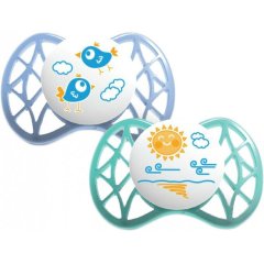 Пустушка симетрична Nuvita Air 0м+ 2 шт. для хлопчика NV7061Boy NV7061Boy, Блакитний