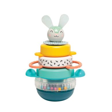 Развивающая пирамидка Taf Toys коллекция &laquo;Полярное сияние&raquo; Кролик 12445, Голубой