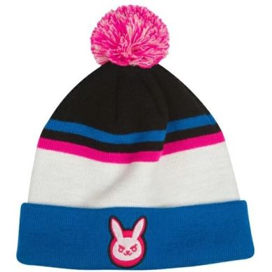 Шапка Overwatch D.Va Pom Beanie-One Size-Blue Jinx JINX-8239