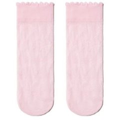Шкарпетки для дівчаток нарядні FIORI, р.18-20, light pink Conte FIORI