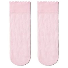 Шкарпетки для дівчаток нарядні FIORI, р.18-20, light pink Conte FIORI