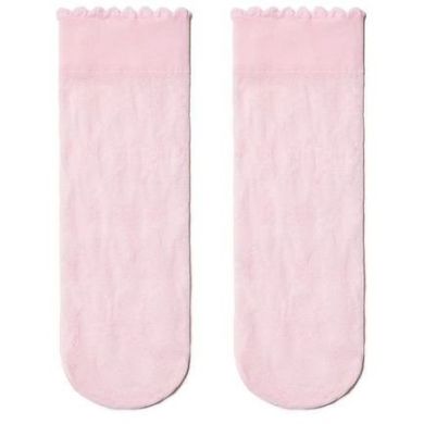 Шкарпетки для дівчаток нарядні FIORI, р.18-20, light pink Conte FIORI