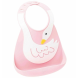 Силиконовый нагрудник Make My Day Baby Bib swan dive розовый BB124, Розовый