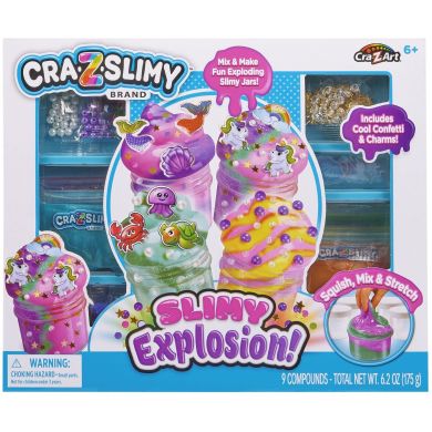 Слайм Cra-Z-Art Slimy Explosion, набор 24ед 60541CRA