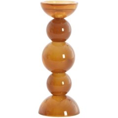 Свічник &Oslash;10x26,5 см ITINGA скло молочно-темно-коричневе Light&Living 6073983