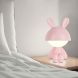Світильник-нічник LED з акумулятором Cute Bunny, рожевий K25-316-1-2, Рожевий