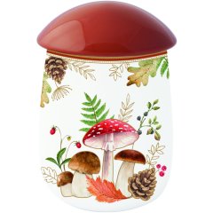 Банка з кришкою у формі гриба з поліпропілену &Oslash;12х19см AUTUMN BREEZE POZZI MILANO 2148AUB, 19