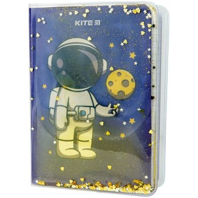 Блокнот силиконовая мягкая клетка, А6, 80 листов, клетка, Spaceman Kite K22-231-3