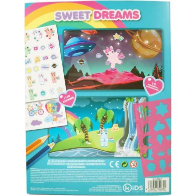 Блокнот зі стікерами Sweet Dreams 18x22 см KL10882