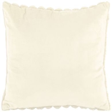 Декоративна подушка із хутра кролика 45x45 см, айворі Tiseco 3523IVORY