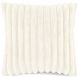 Декоративна подушка із хутра кролика 45x45 см, айворі Tiseco 3523IVORY