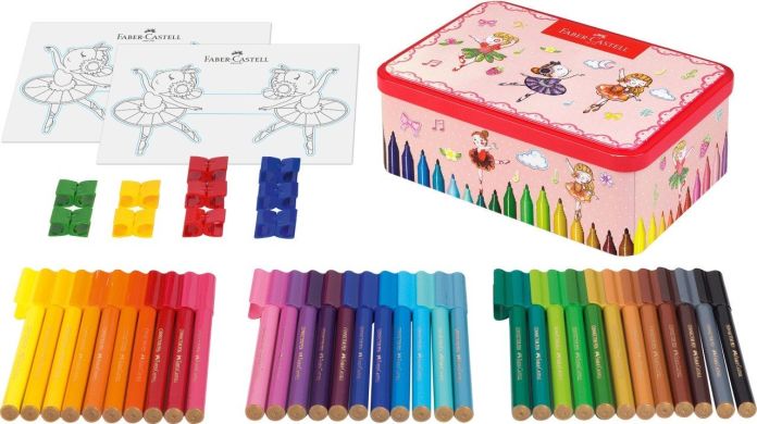 Фломастеры Faber-Castell Connector &laquo;Балерина&raquo; 33 цвета 26537