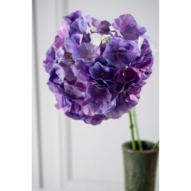 Гортензія, стебло, фіолетова, 75 см Silk-ka 161029