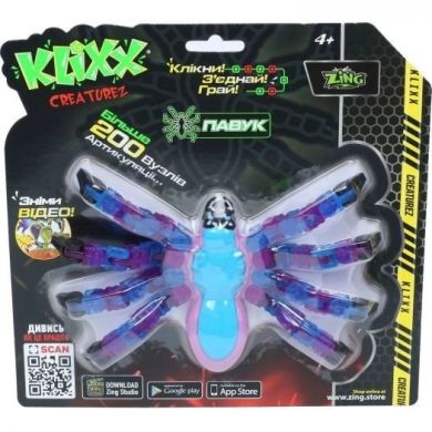 Іграшка Klixx Creaturez Fidget Павук блакитно-синій Zing KX100_B