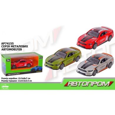 Іграшка машина арт AP74155 АВТОПРОМ 1:36 3 кольори у кор.15*8*7см