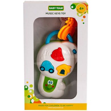 Іграшка музична Baby Team &laquo;Ключики&raquo; 8622, Білий
