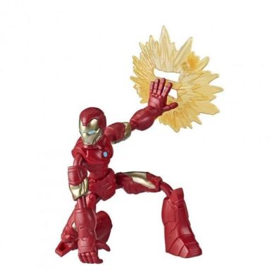 Ігрова фігурка героя фільму Месники серії Bend and Flex Залізна людина (Iron Man), 15 см Hasbro E7870