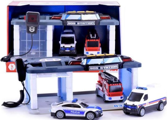 Игровой набор Dickie Toys Спасательный центр со звуковыми и световыми эффектами 3716015
