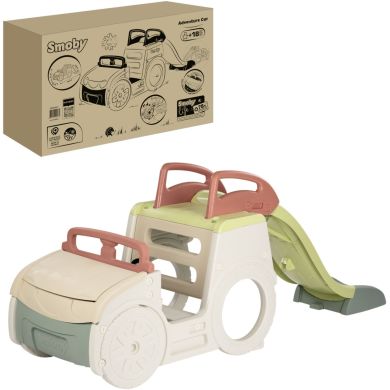 Ігровий центр Smoby Life Автомобіль мандрівника, з гіркою та пісочницею, 233х68х91 см 7600840207