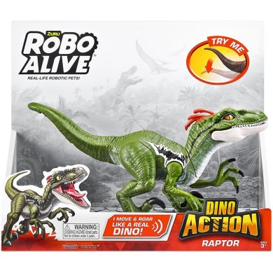 Интерактивная игрушка ROBO ALIVE серии Dino Action РАПТОР 7172
