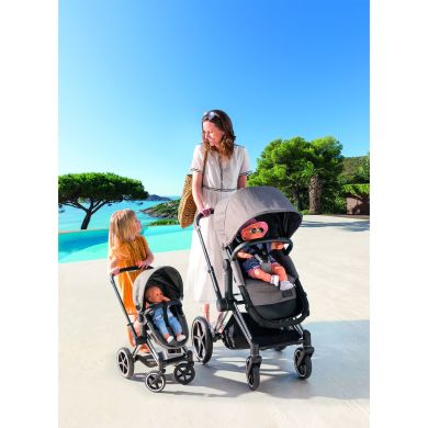 Коляска складана Corolle 3 в 1 Cybex зі знімною люлькою, кошиком, серія 36-42 см, 3+ 9000140770
