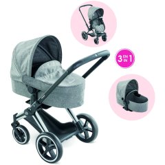 Коляска складная Corolle 3 в 1 Cybex со съемной люлькой, корзиной, серия 36-42 см, 3+ 9000140770