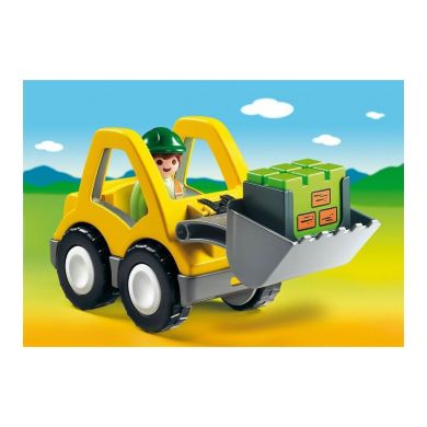 Конструктор Playmobil Бульдозр с фигуркой водителя 6775